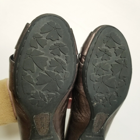 Born metallic 6.5 flats leather cushioned insole EUC - Picture 13 of 14